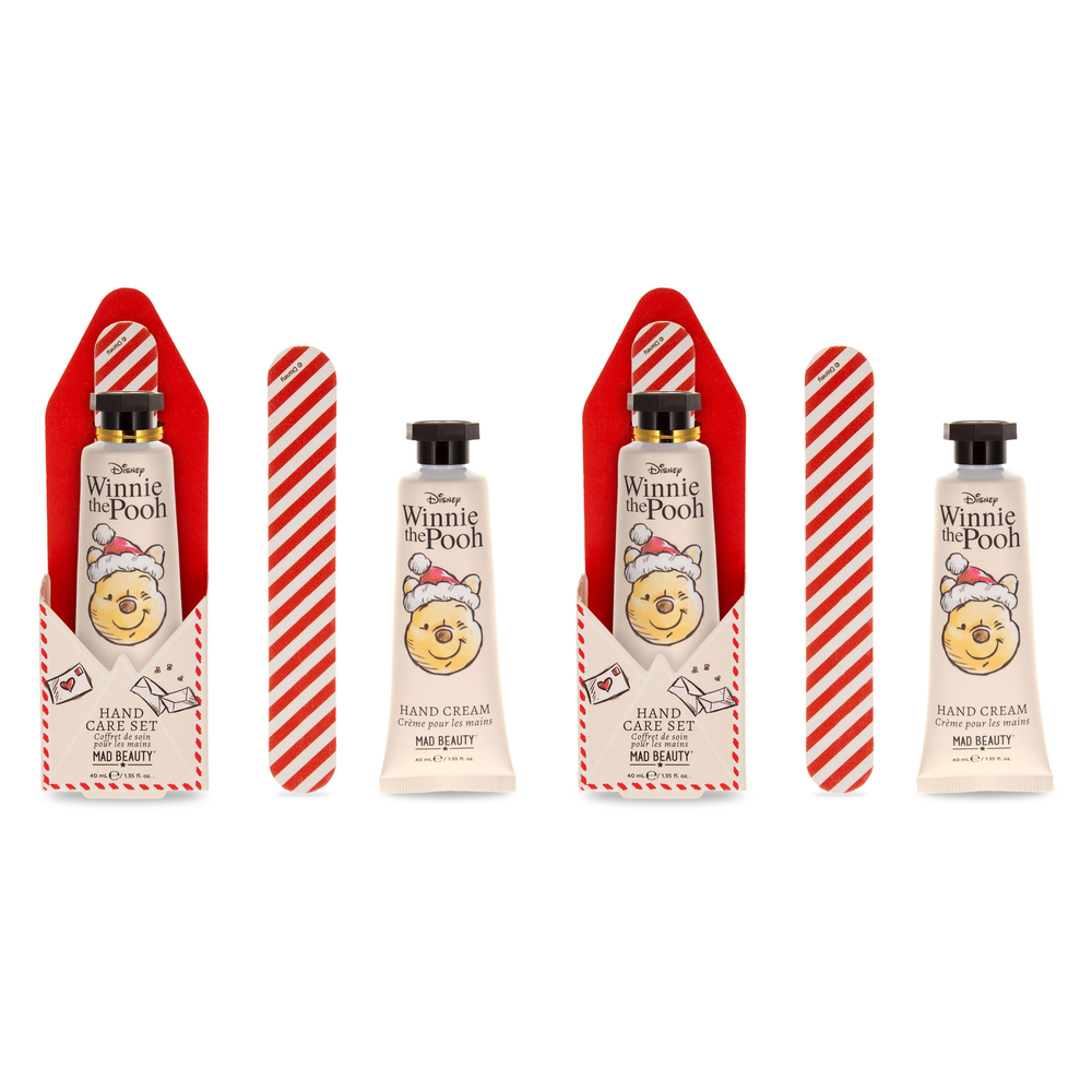Disney Winnie the Pooh Festive Hand Care Set Hand Cream and Nail Pack of 2