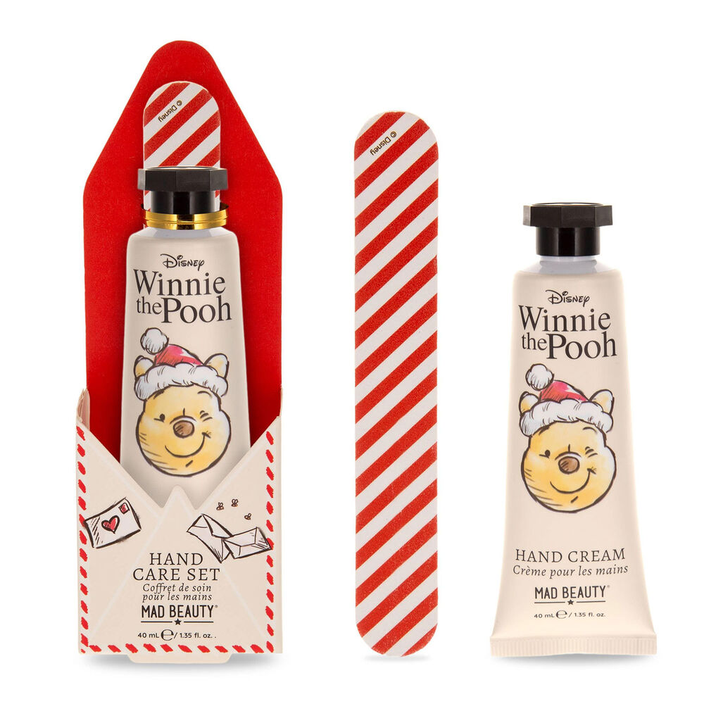 Disney Winnie the Pooh Festive Hand Care Set Hand Cream and Nail File 40ml