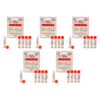 Disney Winnie the Pooh Festive Lip Balm Gift Set 5PC 4g Pack of 5