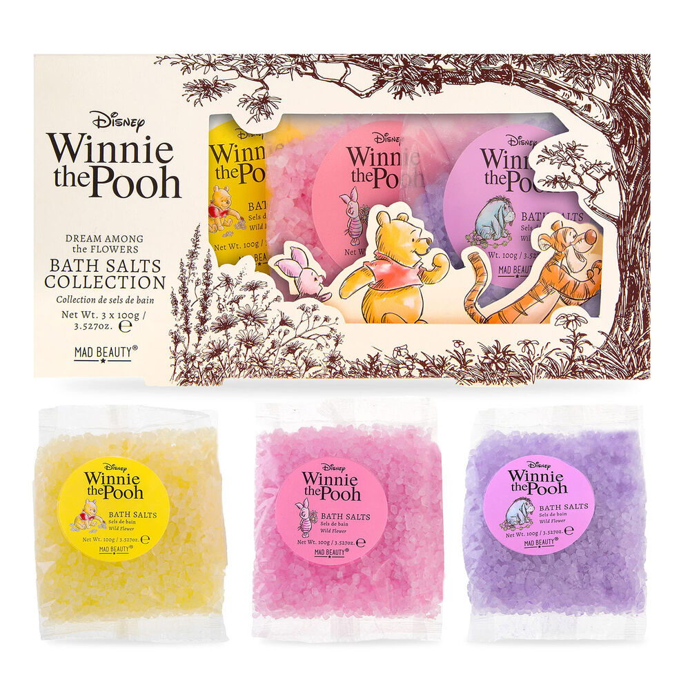Disney Winnie the Pooh Bath Salt Trio 3 x 100g Gift Set