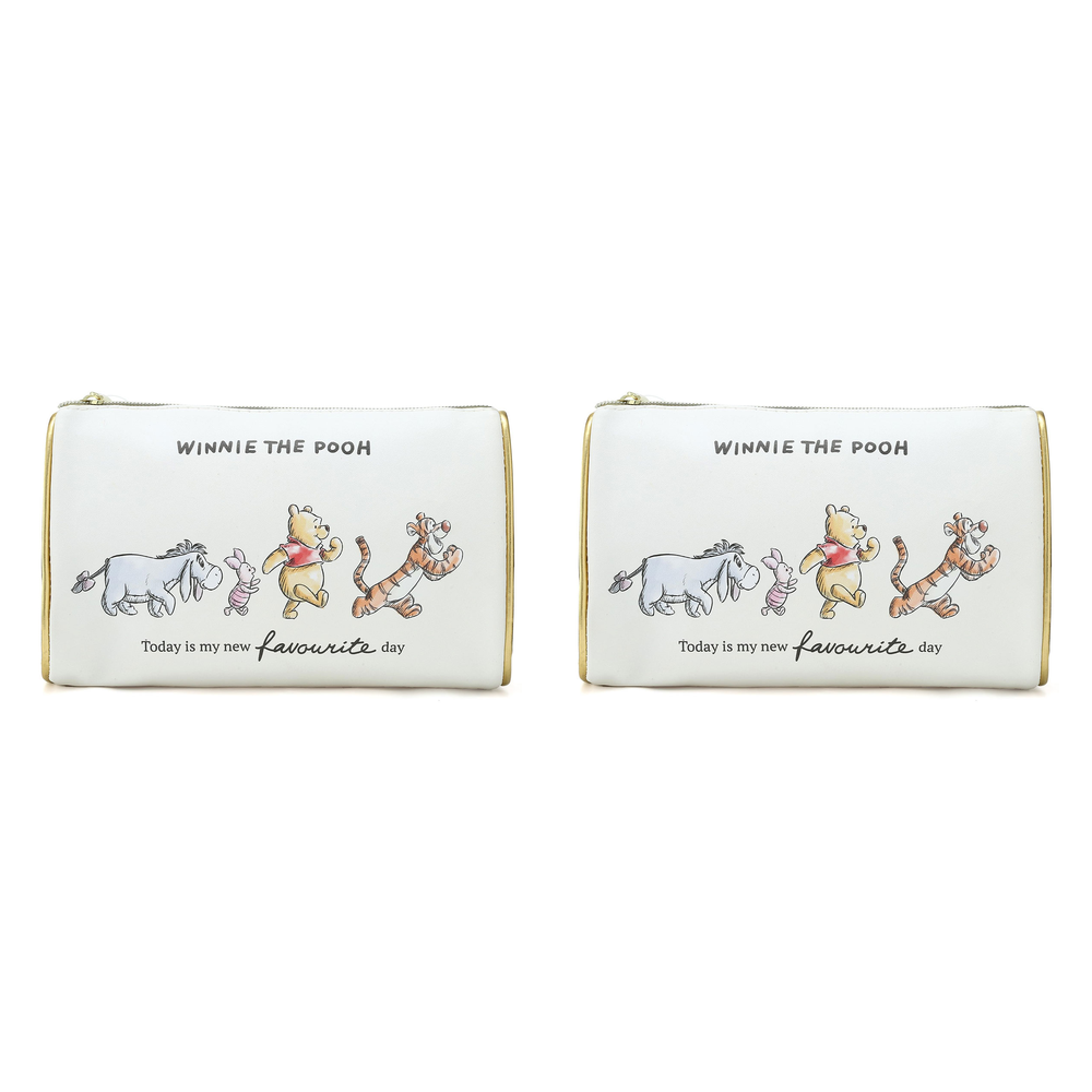 Disney Winnie the Pooh Cosmetic Bag 21.1 x 5 x 14.5cm Pack of 2