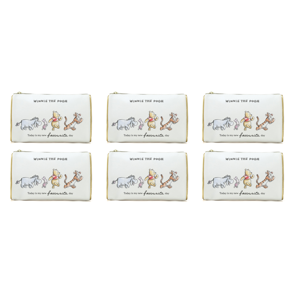 Disney Winnie the Pooh Cosmetic Bag 21.1 x 5 x 14.5cm Pack of 6