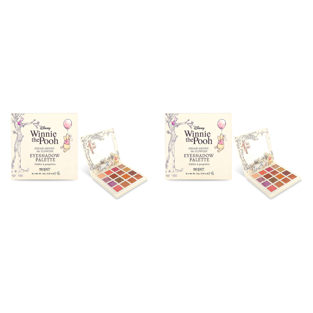 Disney Winnie the Pooh Eyeshadow Palette 16 Shades Pack of 2