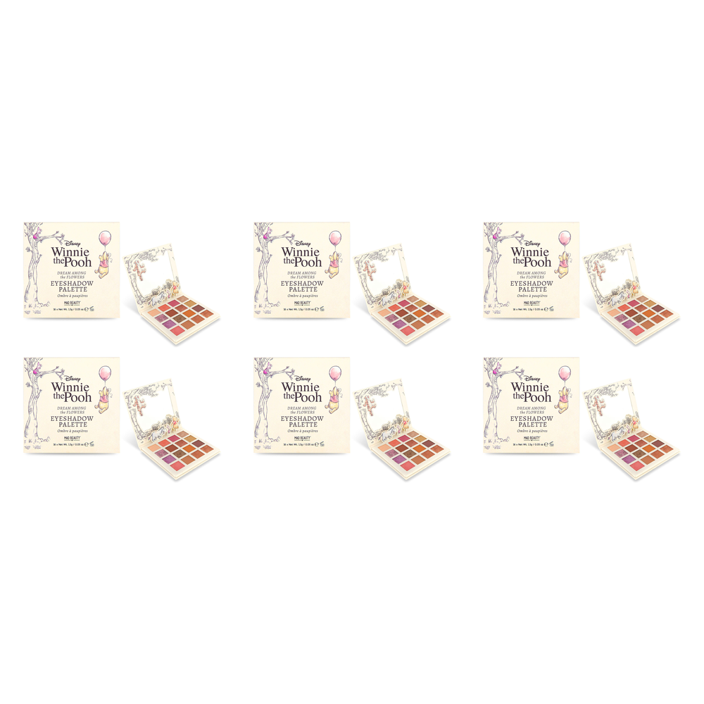 Disney Winnie the Pooh Eyeshadow Palette 16 Shades Pack of 6