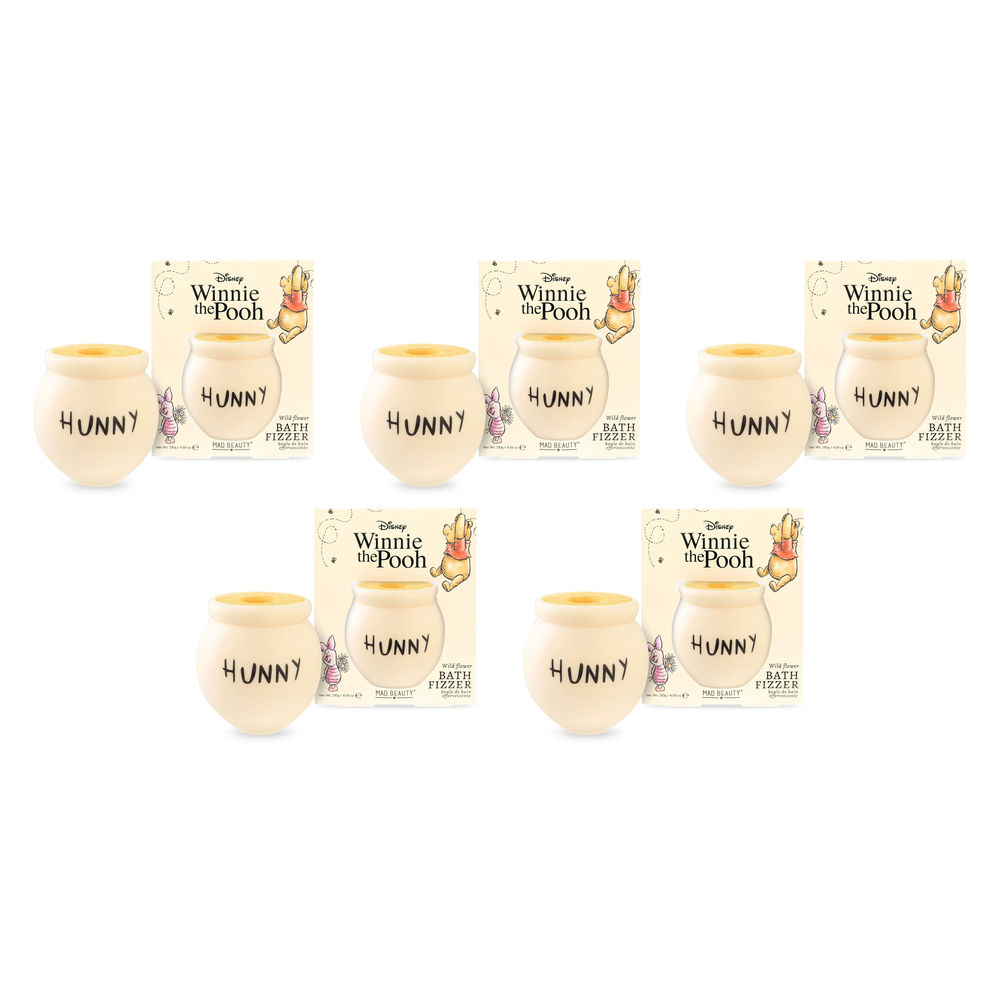 Disney Winnie the Pooh Honeypot Bath Fizzer 130g Pack of 5