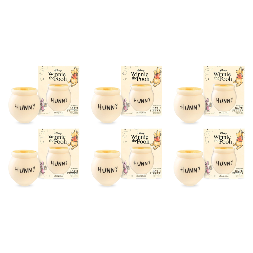 Disney Winnie the Pooh Honeypot Bath Fizzer 130g Pack of 6