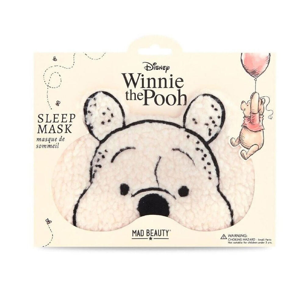 Disney Winnie the Pooh Sleep Mask Mad Beauty Plush Sherpa Eye Mask Gift