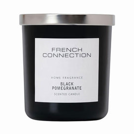 French Connection Black Pomegranate Scented Candle 251g