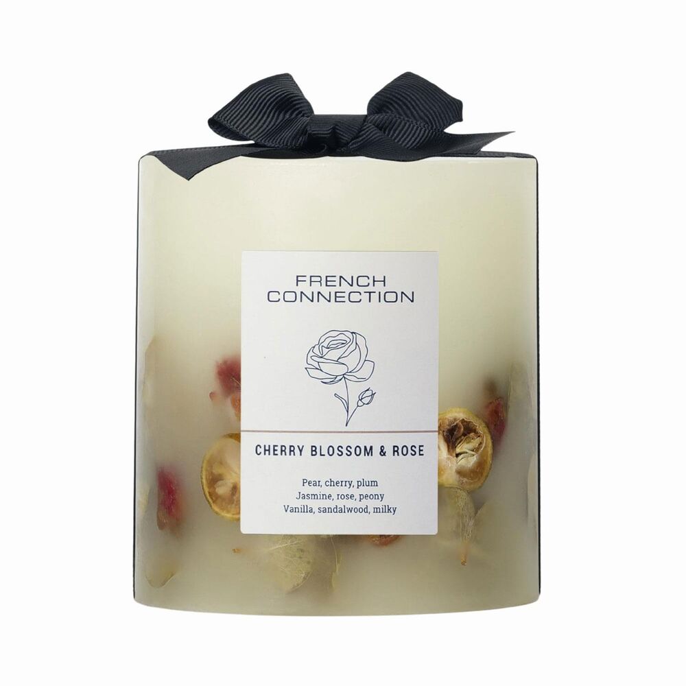 French Connection Botanicals Candle Cherry Blossom Rose 660g