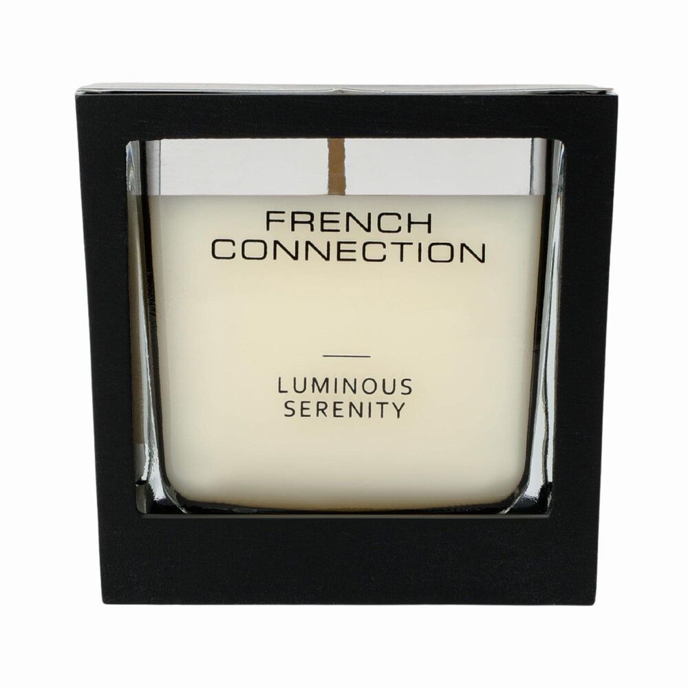 French Connection Wooden Range Candle Luminous Serenity 200g