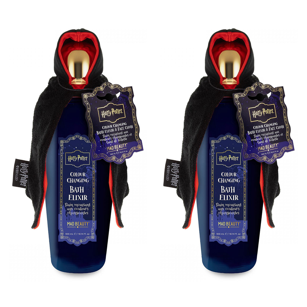 Warner Bros Harry Potter Colour Changing Bubble Bath 300ml Mad Beauty Pack of 2