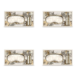 Luxury Bathing Co Bergamot Ginger & Lemongrass Sleep Set Eye Mask & Pillow Mist Bundle of 4