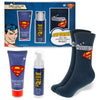 Warner Bros DC Superman Body Care Sock Set Mad Beauty Wash and Socks Gift