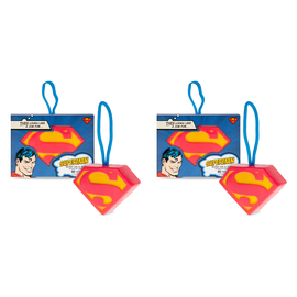 Warner Bros DC Superman Soap on a Rope 150g Mad Beauty Novelty Soap Pack of 2
