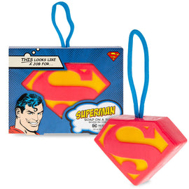 Warner Bros DC Superman Soap on a Rope 150g Mad Beauty Novelty Soap