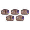 Warner Bros Harry Potter Cosmetic Bag Mad Beauty Platform 9 3/4 Wash Pack of 5