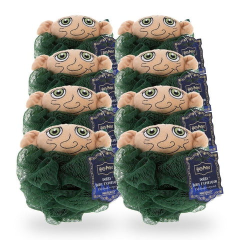 Warner Bros Harry Potter Dobby Body Exfoliator Mad Beauty Bath Pouf Pack of 8