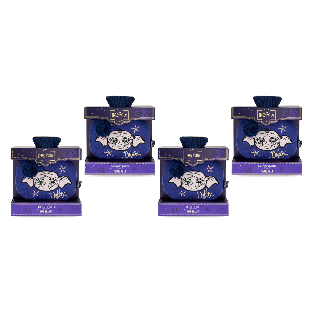 Warner Bros Harry Potter Dobby Hot Water Bottle Mad Beauty Gift Pack of 4