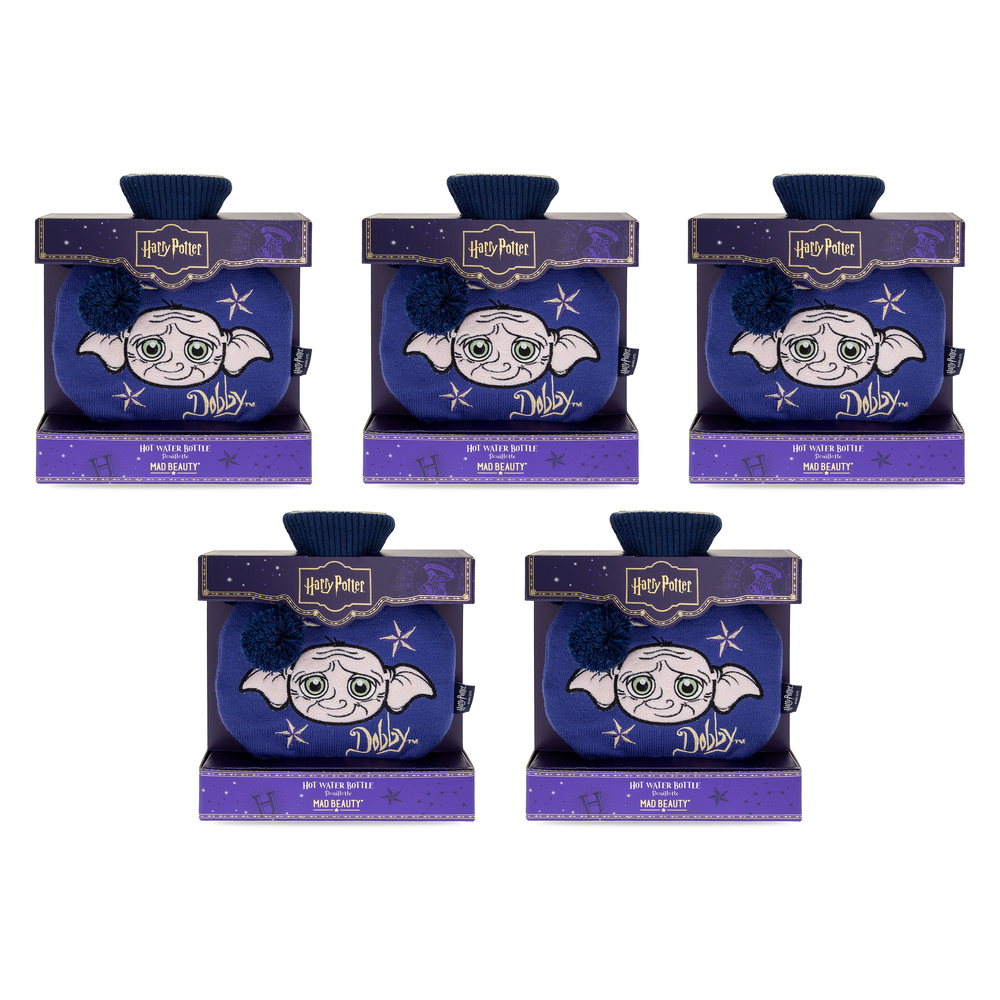 Warner Bros Harry Potter Dobby Hot Water Bottle Mad Beauty Gift Pack of 5