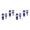 Warner Bros Harry Potter Hedwig Owl Post Hair Brush Mad Beauty Pack of 4