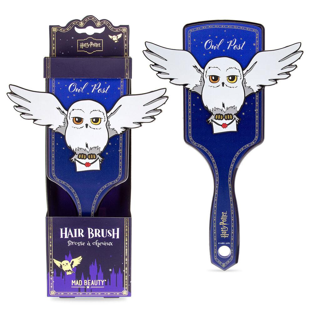Warner Bros Harry Potter Hedwig Owl Post Hair Brush Mad Beauty