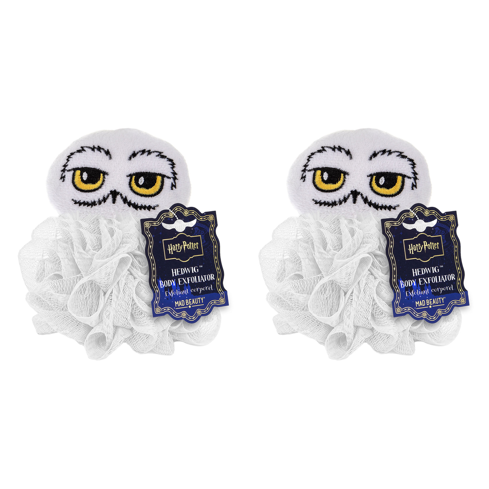 Warner Bros Harry Potter Hedwig Body Exfoliator Mad Beauty Pack of 2