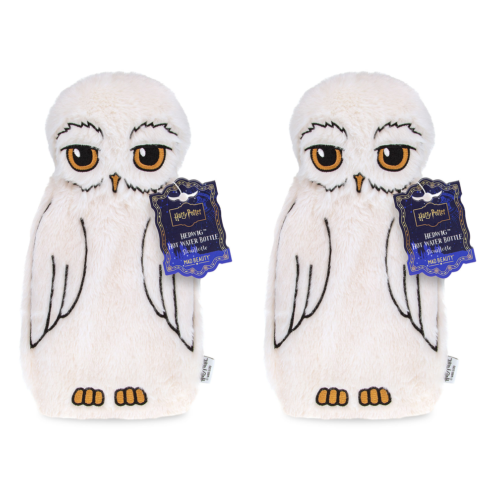 Warner Bros Harry Potter Hedwig Plush Hot Water Bottle Mad Beauty Pack of 2