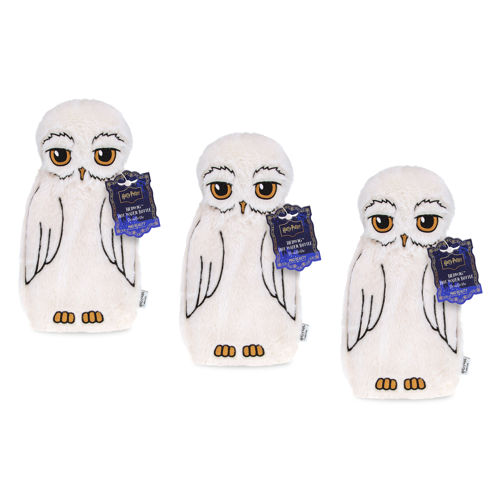 Warner Bros Harry Potter Hedwig Plush Hot Water Bottle Mad Beauty Pack of 3