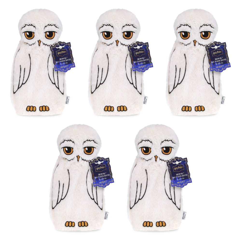 Warner Bros Harry Potter Hedwig Plush Hot Water Bottle Mad Beauty Pack of 5