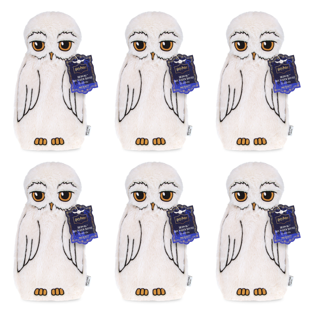 Warner Bros Harry Potter Hedwig Plush Hot Water Bottle Mad Beauty Pack of 6