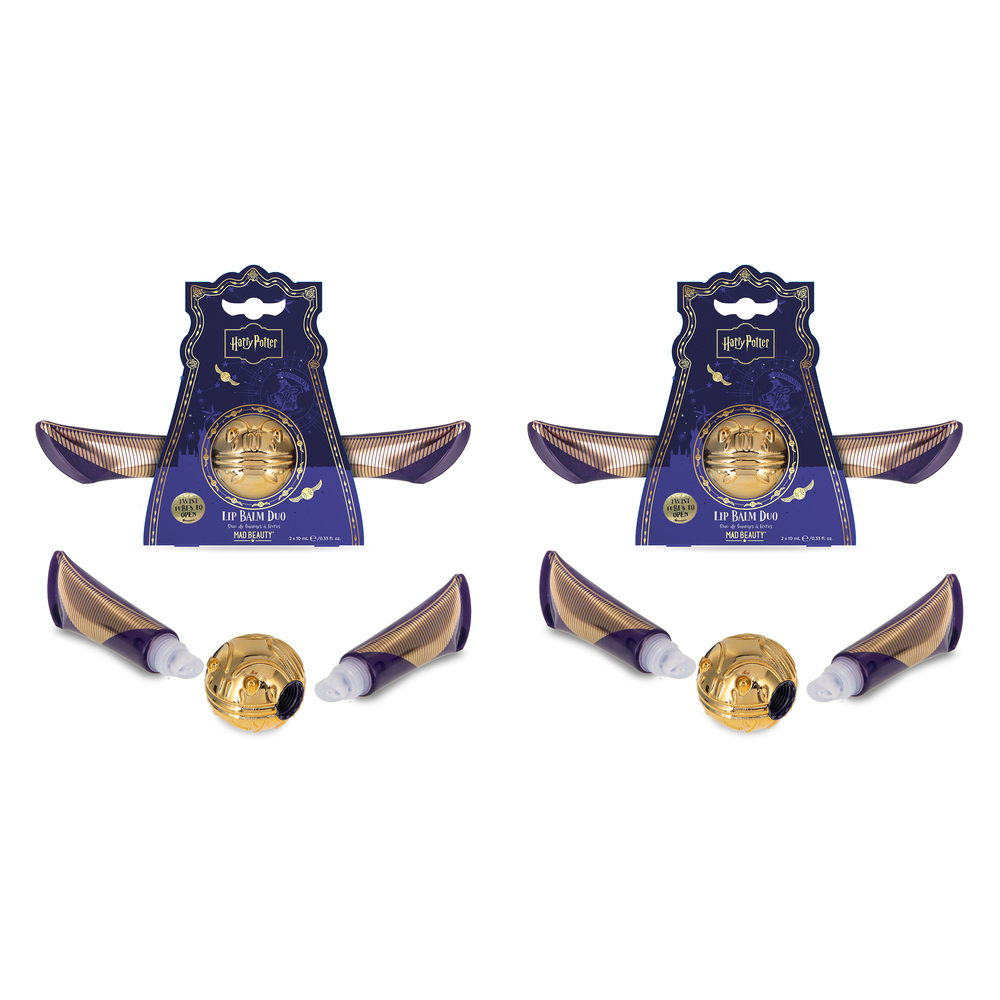 Warner Bros Harry Potter Golden Snitch Lip Balm Duo 2x10ml Pack of 2