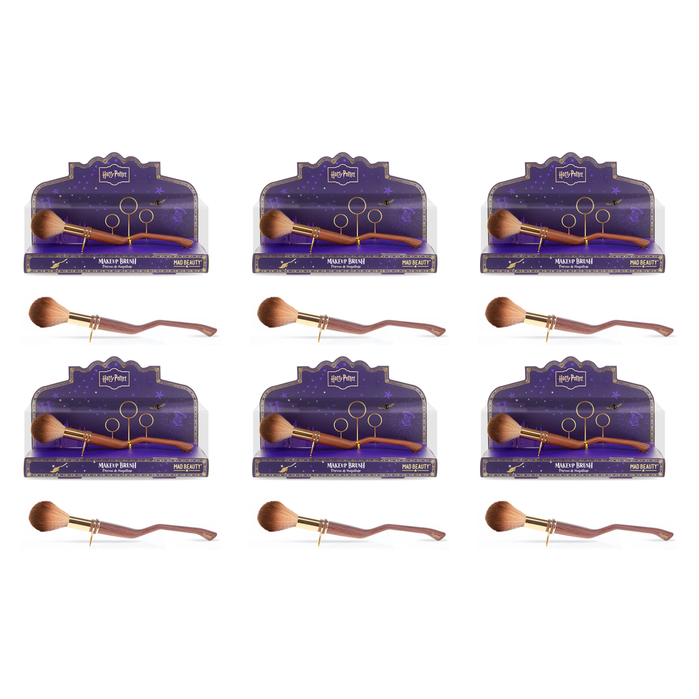 Warner Bros Harry Potter Nimbus 2000 Makeup Brush Mad Beauty Pack of 6