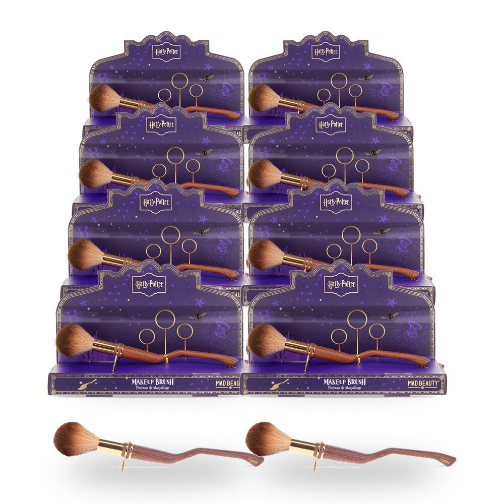 Warner Bros Harry Potter Nimbus 2000 Makeup Brush Mad Beauty Pack of 8