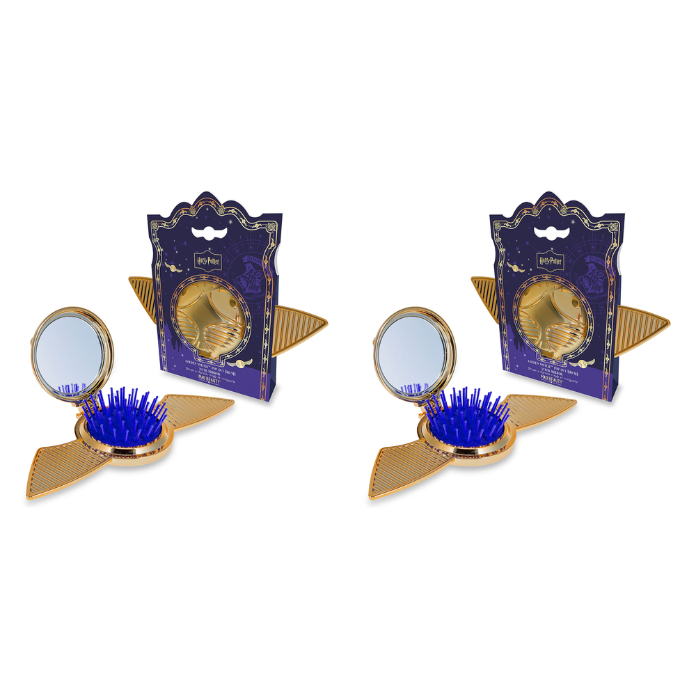 Warner Bros Harry Potter Golden Snitch Pop Out Brush Mirror Pack of 2