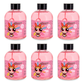Warner Bros Powerpuff Girls Blossom Bubble Bath 250ml Kids Bath Pack of 6