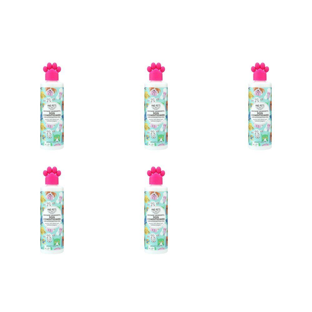 Mad Beauty Mad Pets Groomin' Wonderful Dog Conditioner 400mL Pack of 5
