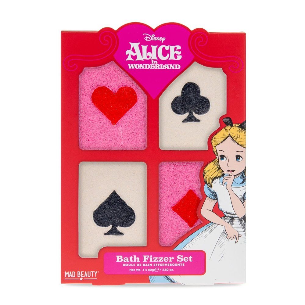 Disney Alice in Wonderland Bath Fizzer Set 4 x 80g Bundle of 2