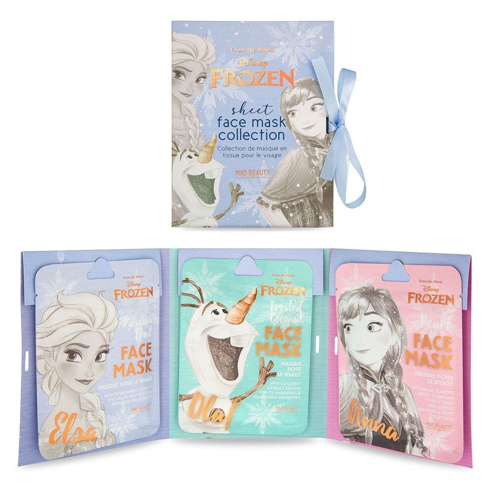 Disney Frozen Sheet Face Mask Collection 3 Pack Elsa Olaf Anna