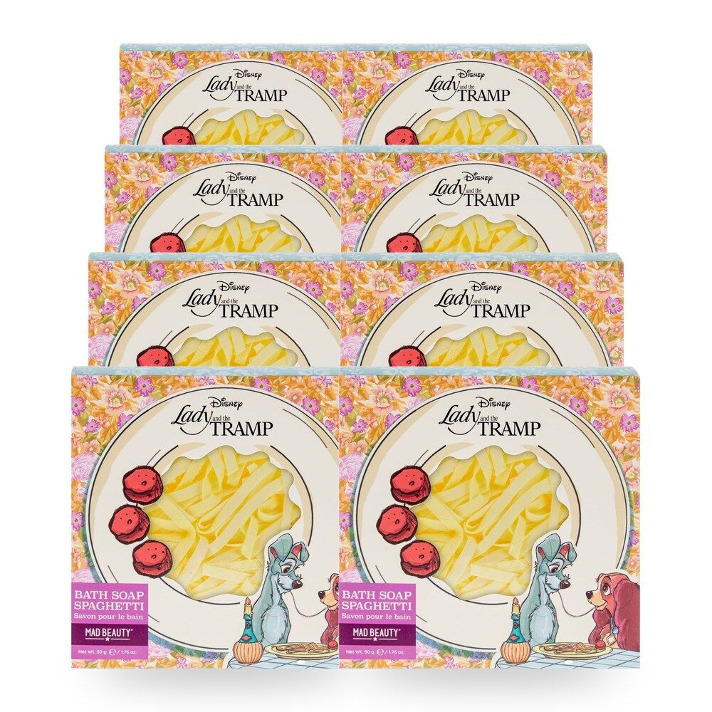 Disney Lady and the Tramp Bath Soap Spaghetti 50g Pack of 8