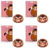 Disney The Lion King Pumbaa Cosmetic Sheet Mask 25mL Counter Display of 12 Bundle of 4