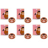Disney The Lion King Pumbaa Cosmetic Sheet Mask 25mL Counter Display of 12 Bundle of 6