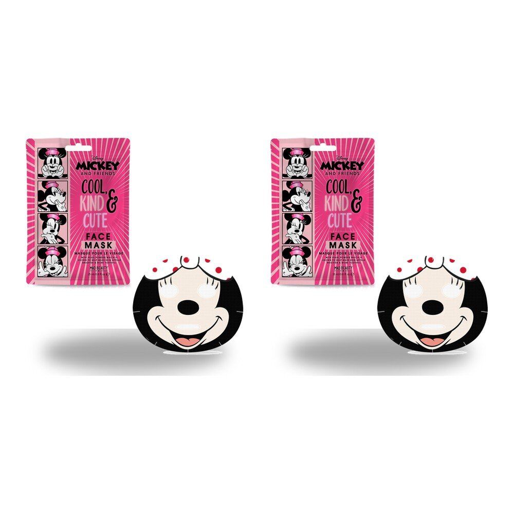 Disney Mickey and Friends Minnie Mouse Face Mask 25mL Counter Display of 12 Bundle of 2