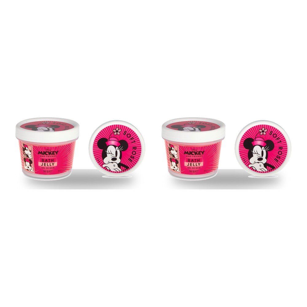 Disney Mickey and Friends Minnie Mouse Bath Jelly Soft Rose 95g Pack of 2