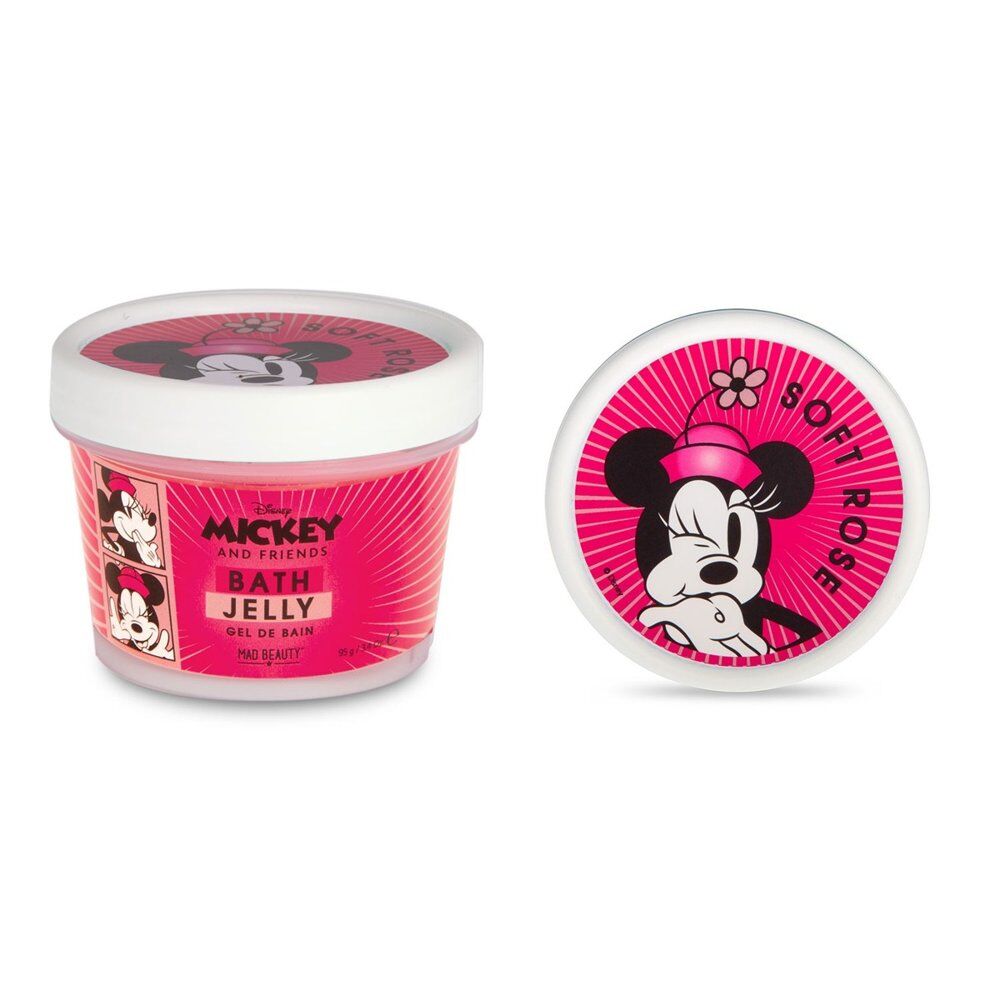 Disney Mickey and Friends Minnie Mouse Bath Jelly Soft Rose 95g Pack of 6