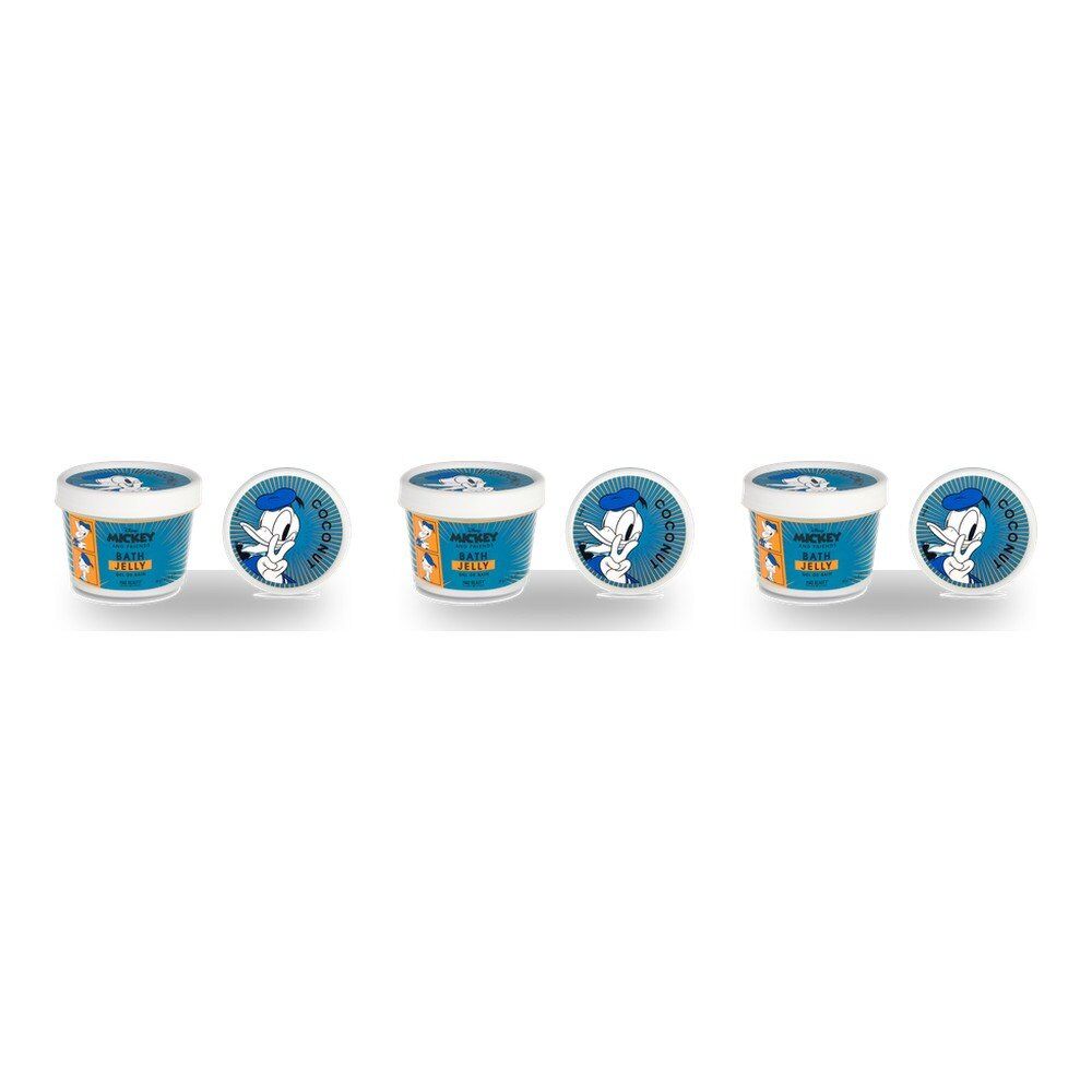 Disney Mickey and Friends Donald Duck Bath Jelly Coconut 95g Pack of 3