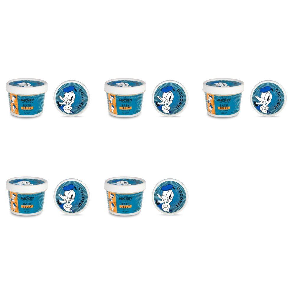 Disney Mickey and Friends Donald Duck Bath Jelly Coconut 95g Pack of 5
