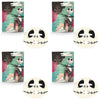 Disney The Nightmare Before Christmas Jack Skellington Sheet Face Mask Counter Display of 12 Bundle of 4