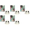 Disney The Nightmare Before Christmas Jack Skellington Sheet Face Mask Counter Display of 12 Bundle of 5
