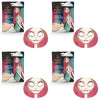 Disney The Nightmare Before Christmas Sally Sheet Face Mask Counter Display of 12 Bundle of 4