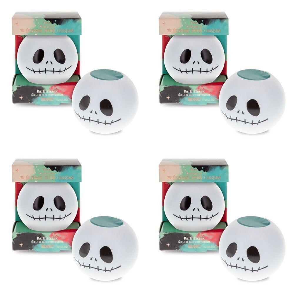 Disney The Nightmare Before Christmas Jack Skellington Cauldron Bath Fizzer 130g Pack of 4